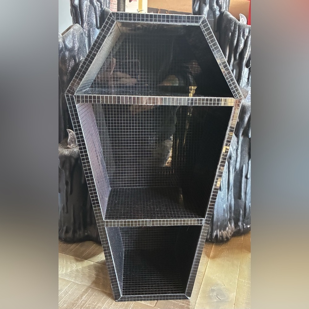 Black Geometric Shelf
